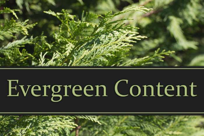 Generate Evergreen Content